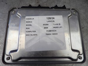 Lancia Musa komputer sterownik FCB81GC4, 51800536 CFC228F.04