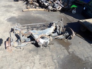 MERCEDES W126 COUPE SEC 1990r ZAWIESZENIE TYLNE KOMPLETNE