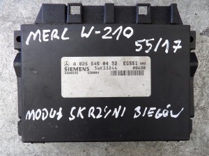 Mercedes W210 moduł skrzyni biegów 0255450432 EGS51 5WK33844