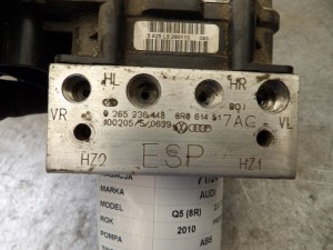 Audi Q5 8R pompa ABS 8R0614517AG 0265236448 8R0907379M