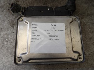 Fiat Seicento komputer, sterownik 55187372 61600.627.05
