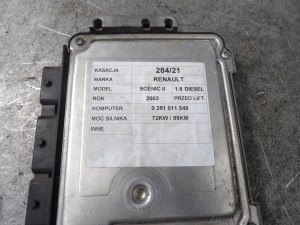 Renault Scenic II komputer sterownik