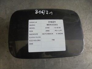 Klapka paliwa Mercedes W168 lift lak.195