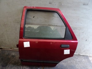 FORD SIERRA 1992r DRZWI LEWE TYŁ KOLOR NOUVEAU RED LAKIER ORYGINAŁ