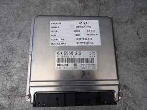 Mercedes W168 komputer, sterownik 1,7CDI A0285451932 0281010118